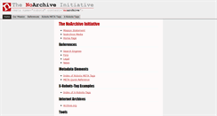 Desktop Screenshot of noarchive.net
